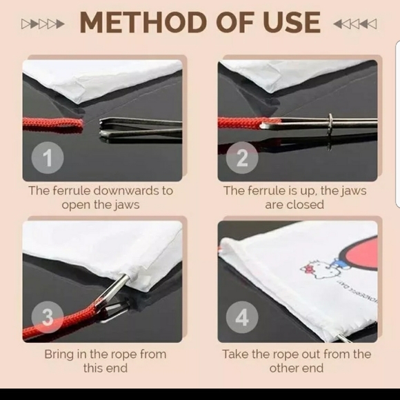 2Pcs Elastic  Threading Guide Forward Device - Picture 2 of 4